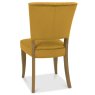 Portland Logan Rustic Oak Upholstered Chair - Mustard Velvet Portland Logan Rustic Oak Upholstered Chair - Mustard Velvet
