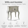 Willis & Gambier 1 Drawer Bedside Willis & Gambier 1 Drawer Bedside