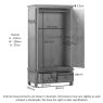 Dallow Rustic Double Wardrobe with 2 Drawers Dallow Rustic Double Wardrobe with 2 Drawers