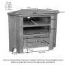 Dallow Rustic Corner TV Unit Dallow Rustic Corner TV Unit