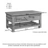 Dallow Rustic Coffee Table with 2 Drawers Dallow Rustic Coffee Table with 2 Drawers