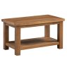 Dallow Rustic Small Coffee Table with Shelf Dallow Rustic Small Coffee Table with Shelf