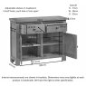 Dallow Rustic 2 Door Sideboard Dallow Rustic 2 Door Sideboard