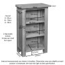 Dallow Rustic Small Bookcase Dallow Rustic Small Bookcase