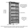 Dallow Rustic 6 Bookcase Dallow Rustic 6 Bookcase