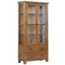 Dallow Rustic Glazed Display Cabinet Dallow Rustic Glazed Display Cabinet
