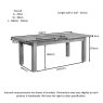 Dallow Rustic Large Extending Dining Table Dallow Rustic Large Extending Dining Table