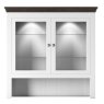 Hill & Hunter New England Small 2 Glazed Door Dresser Rack Hill & Hunter New England Small 2 Glazed Door Dresser Rack