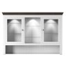 Hill & Hunter New England Medium 2 Glazed Door Dresser Rack Hill & Hunter New England Medium 2 Glazed Door Dresser Rack