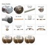 Hill & Hunter New England Medium 2 Glazed Door Dresser Rack Hill & Hunter New England Medium 2 Glazed Door Dresser Rack