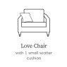 David Gundry Hoxton Love Chair David Gundry Hoxton Love Chair