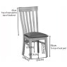 Dallow Rustic Slatted Back Chair Dallow Rustic Slatted Back Chair