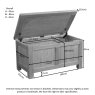 Dallow Oak Blanket Box Dallow Oak Blanket Box