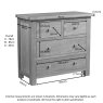 Dallow Oak 2 + 2 Chest Dallow Oak 2 + 2 Chest