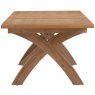 Dallow Oak Cross Legged Extending Dining Table Dallow Oak Cross Legged Extending Dining Table