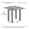 Dallow Oak Square Drop Leaf Dining Table Dallow Oak Square Drop Leaf Dining Table