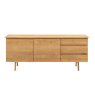 Madrid 2 Door 3 Drawer Sideboard - Oak Madrid 2 Door 3 Drawer Sideboard - Oak