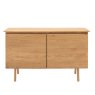 Madrid 2 Door Sideboard - Oak Madrid 2 Door Sideboard - Oak