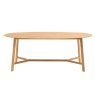 Madrid Oval Dining Table - Oak Madrid Oval Dining Table - Oak
