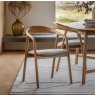 Madrid Upholstered Dining Chair - Oak Madrid Upholstered Dining Chair - Oak