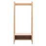 Hatfield Open Wardrobe - Natural Oak Hatfield Open Wardrobe - Natural Oak