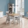 Lingwood Painted Round Extending Dining Table 110-150 Lingwood Painted Round Extending Dining Table 110-150