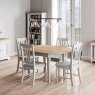 Lingwood Painted Round Extending Dining Table 110-150 Lingwood Painted Round Extending Dining Table 110-150