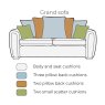 Monarch Grand Sofa Monarch Grand Sofa
