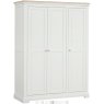 Lingwood Painted Grey Mist Triple Wardrobe Lingwood Painted Grey Mist Triple Wardrobe