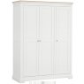 Lingwood Painted White Triple Wardrobe Lingwood Painted White Triple Wardrobe