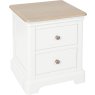 Lingwood Painted White 2 Drawer Bedside Lingwood Painted White 2 Drawer Bedside