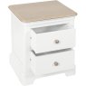 Lingwood Painted White 2 Drawer Bedside Lingwood Painted White 2 Drawer Bedside