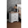 Lingwood Painted White 2 Drawer Bedside Lingwood Painted White 2 Drawer Bedside