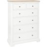 Lingwood Painted White 2 Over 4 Chest Lingwood Painted White 2 Over 4 Chest