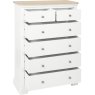 Lingwood Painted White 2 Over 4 Chest Lingwood Painted White 2 Over 4 Chest
