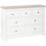 Lingwood Painted White 3 Over 4 Combination Chest Lingwood Painted White 3 Over 4 Combination Chest