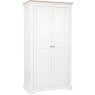 Lingwood Painted White All Hanging Double Wardrobe Lingwood Painted White All Hanging Double Wardrobe