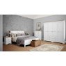 Lingwood Painted White Double 4’6 Panelled Bed Frame Lingwood Painted White Double 4’6 Panelled Bed Frame
