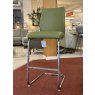 Cali Bar Chair Olive With Brushed Legs (WAS: £165 / NOW: £99) Cali Bar Chair Olive With Brushed Legs (WAS: £165 / NOW: £99)