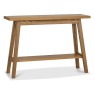 Brixton Rustic Oak Console Table With Shelf Brixton Rustic Oak Console Table With Shelf