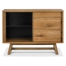 Brixton Rustic Oak Narrow Sideboard Brixton Rustic Oak Narrow Sideboard