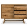 Brixton Rustic Oak Narrow Sideboard Brixton Rustic Oak Narrow Sideboard
