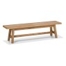 Brixton Rustic Oak Small Bench Brixton Rustic Oak Small Bench